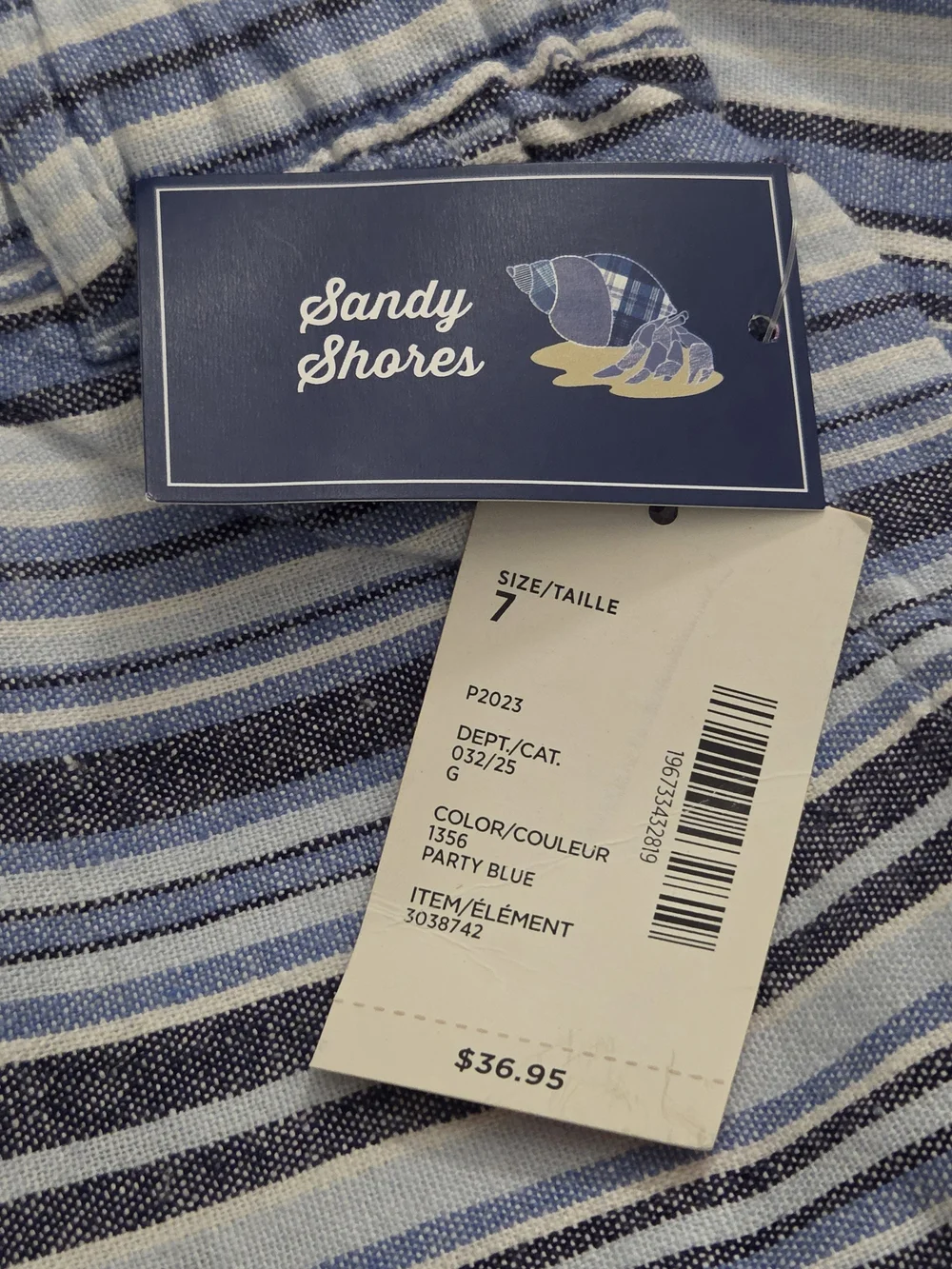 Gymboree Blue And White Striped Shorts